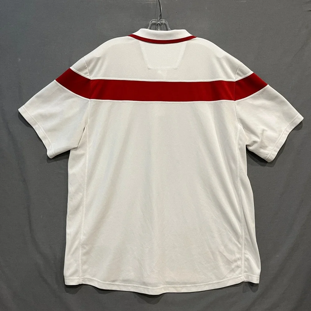 Adidas Indiana Hoosiers Polo Shirt Mens 2XL Red White Climalite 2 Pack‎
